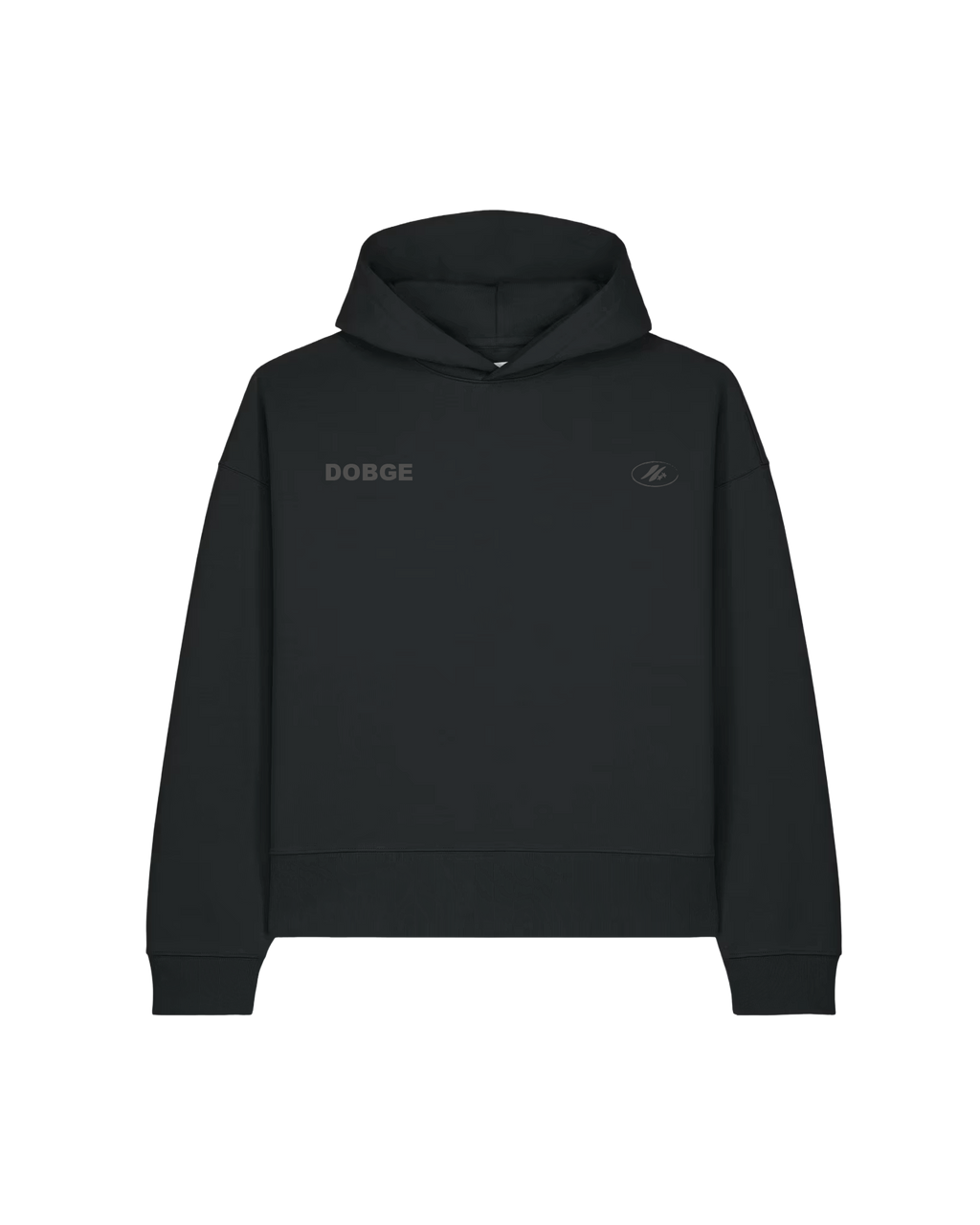 Raw Trace Hoodie-BLACK