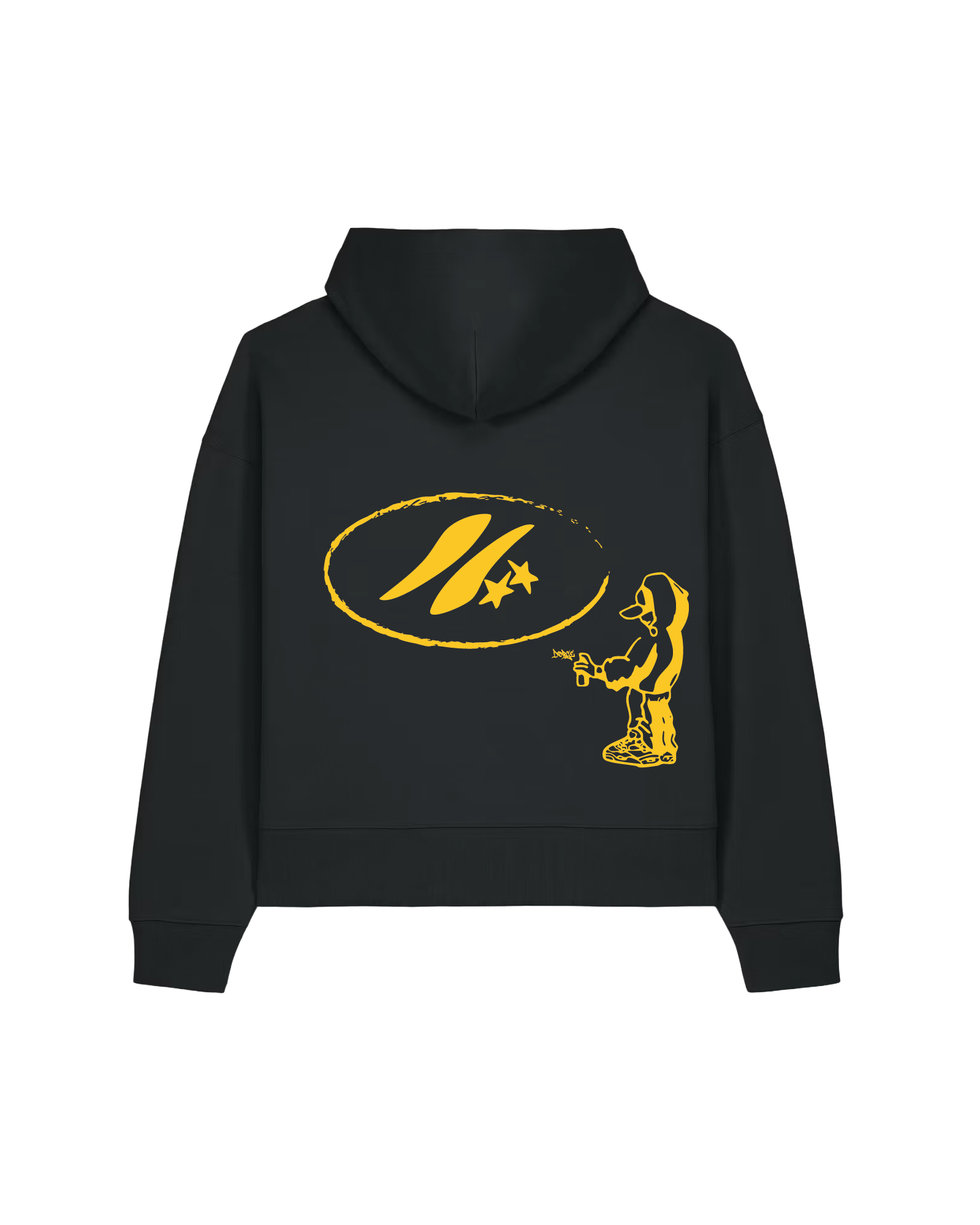 Raw Trace Hoodie- YELLOW