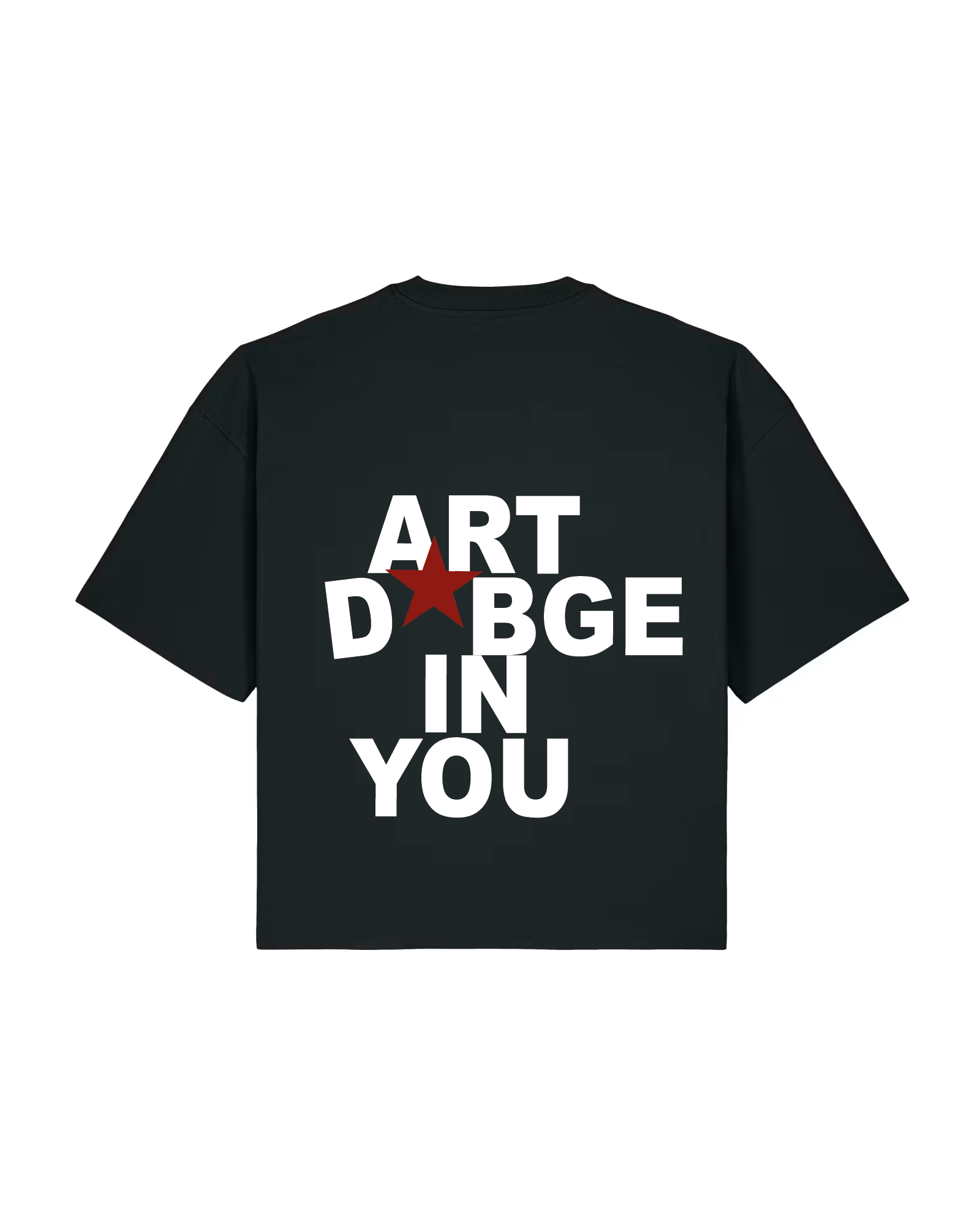 T-shirt ART D*BGE IN YOU BLACK/RED